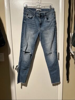 KanCan Light Blue Distressed Skinny Jeans
